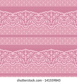 Seamless floral pattern for design, vector Illustration