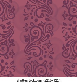 Seamless floral pattern for design, vector Illustration