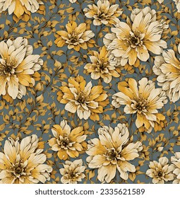 Seamless floral pattern design vector design