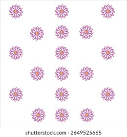 seamless floral pattern design vector.