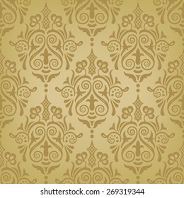Seamless floral pattern for design, vector Illustration