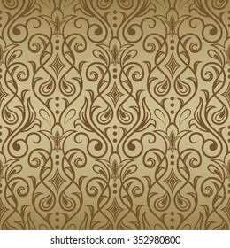Seamless floral pattern for design, vector Illustration
