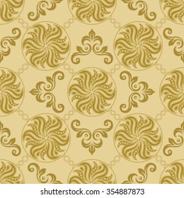 Seamless floral pattern for design, vector Illustration
