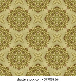 Seamless floral pattern for design, vector Illustration