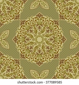 Seamless floral pattern for design, vector Illustration