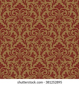 Seamless floral pattern for design, vector Illustration