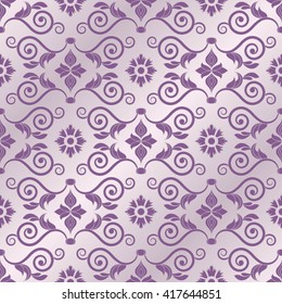 Seamless floral pattern for design, vector Illustration