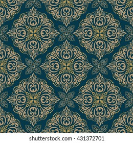 Seamless floral pattern for design, vector Illustration