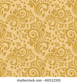 Seamless floral pattern for design, vector Illustration