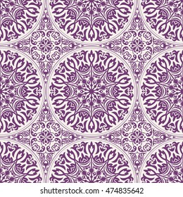 Seamless floral pattern for design, vector Illustration