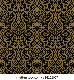 Seamless floral pattern for design, vector Illustration