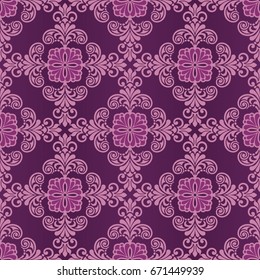 Seamless floral pattern for design, vector Illustration