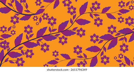 Seamless Floral pattern,  Digital pattern, Arab, Pakistan,  Indian floral pattern, Vector Illustration ,Design for fashion , fabric, textile, wallpaper , wrapping and all prints