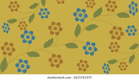 Seamless Floral pattern,  Digital pattern, Arab, Pakistan,  Indian floral pattern, Vector Illustration ,Design for fashion , fabric, textile, wallpaper , wrapping and all prints