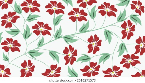 Seamless Floral pattern,  Digital pattern, Arab, Pakistan,  Indian floral pattern, Vector Illustration ,Design for Clothes, fashion , fabric, textile, wallpaper , wrapping and all prints