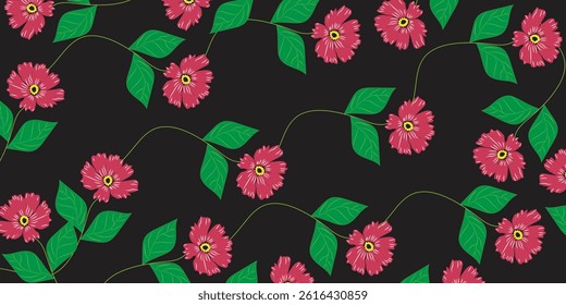 Seamless Floral pattern,  Digital pattern, Arab, Pakistan,  Indian floral pattern, Vector Illustration ,Design for fashion , fabric, textile, wallpaper , wrapping and all prints