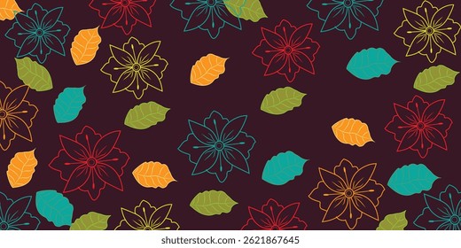 Padrão floral contínuo, Padrão digital, árabe, Paquistão, padrão floral indiano, Ilustração de vetor, Design para a moda, tecido, têxtil, papel de parede, embalagem e todas as impressões