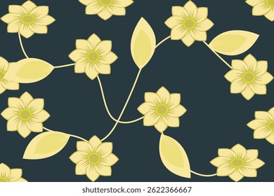 Padrão floral contínuo, Padrão digital, árabe, Paquistão, padrão floral indiano, Ilustração de vetor, Design para a moda, tecido, têxtil, papel de parede, embalagem e todas as impressões