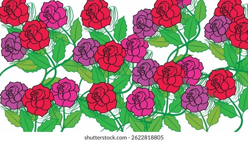 Seamless Floral pattern,  Digital pattern, Arab, Pakistan,  Indian floral pattern, Vector Illustration ,Design for fashion , fabric, textile, wallpaper , wrapping and all prints