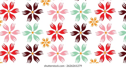 Seamless Floral pattern,  Digital pattern, Arab, Pakistan,  Indian floral pattern, Vector Illustration ,Design for fashion , fabric, textile, wallpaper , wrapping and all prints