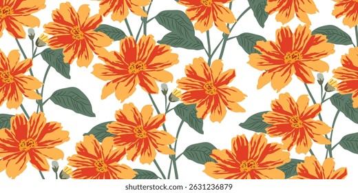Seamless Floral pattern,  Digital pattern, Arab, Pakistan,  Indian floral pattern, Vector Illustration ,Design for fashion , fabric, textile, wallpaper , wrapping and all prints.