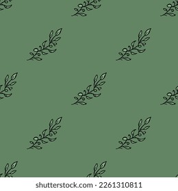 Patrón floral sin foco. Fondo de garabato con flores. Patrón de primavera