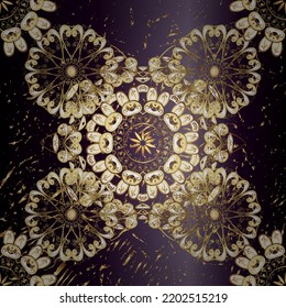 seamless floral pattern with doodles flowers on pleasant colors. vector illustration 