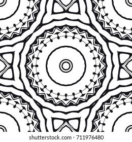 seamless floral pattern. Draws to relax. vector illustration
