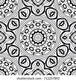 seamless floral pattern. Draws to relax. vector illustration