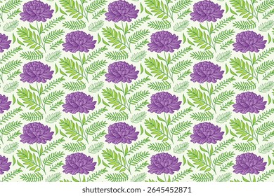 seamless floral pattern with elegant hand drawn line art featuring abstract flower sketches for fabric and home textile design

