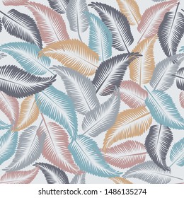 Seamless floral pattern. Endless pattern can be used for ceramic tile, wallpaper, linoleum, web page background 
