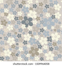Seamless floral pattern. Endless pattern can be used for ceramic tile, wallpaper, linoleum, web page background 