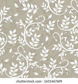 Seamless floral pattern. Endless pattern can be used for ceramic tile, wallpaper, linoleum, web page background 