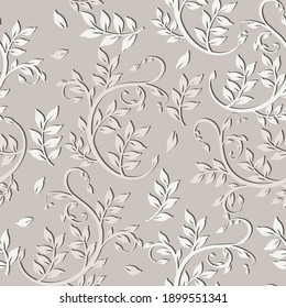 Nahtlose Blumenmuster. Endlose Muster können für Keramik-Fliesen, Tapeten, Linoleum, Hintergrund verwendet werden 
