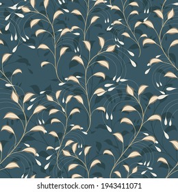 Seamless floral pattern. Endless pattern can be used for ceramic tile, wallpaper, linoleum, web page 