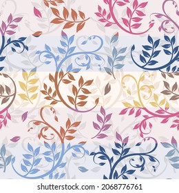 Seamless floral pattern. Endless pattern can be used for ceramic tile, wallpaper, linoleum, web page 