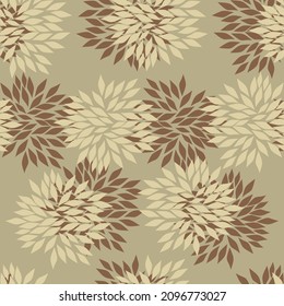 Seamless floral pattern. Endless pattern can be used for ceramic tile, wallpaper, linoleum, web page