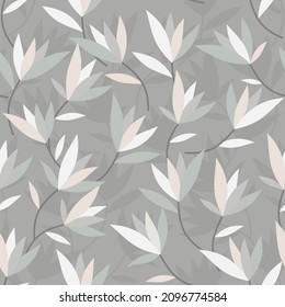 Seamless floral pattern. Endless pattern can be used for ceramic tile, wallpaper, linoleum, web page background 