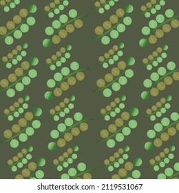 Patrón floral sin foco. Se puede usar un patrón sin fin para fondo, azulejos cerámicos, papel tapiz, linóleo, fondo, impresión de pantalla de página web, EPS 10