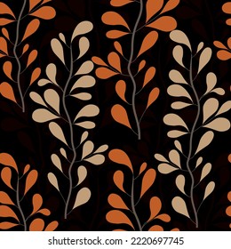 Seamless floral pattern. Endless pattern can be used for ceramic tile, wallpaper, linoleum, web page background 