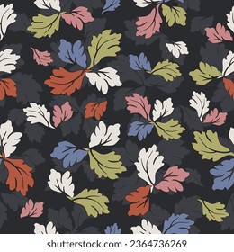 Seamless floral pattern. Endless pattern can be used for ceramic tile, wallpaper, linoleum, web page background 