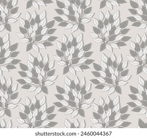 Seamless floral pattern. Endless pattern can be used for ceramic tile, wallpaper, linoleum, web page background 