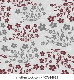 seamless floral pattern. Endless pattern can be used for ceramic tile, wallpaper, linoleum, web page background.