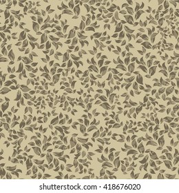 Seamless floral pattern. Endless pattern can be used for ceramic tile, wallpaper, linoleum, web page background