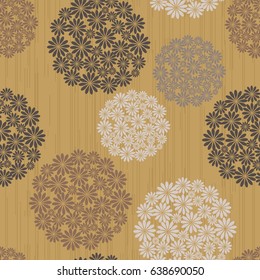 seamless floral pattern. Endless pattern can be used for ceramic tile, wallpaper, linoleum, web page background