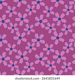 Seamless floral pattern. Pattern for fabric, holidays, invitations. Vector illustration