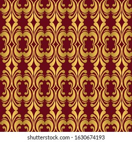 Seamless floral  pattern. fabric texture, background floral wallpaper  vector