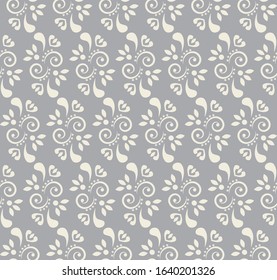 Seamless floral  pattern. fabric texture, background floral wallpaper  vector