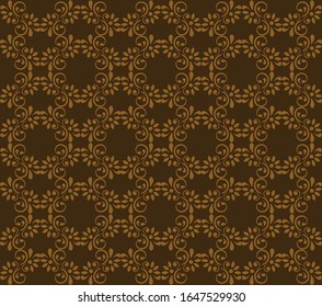 Seamless floral  pattern. fabric texture, background floral wallpaper  vector