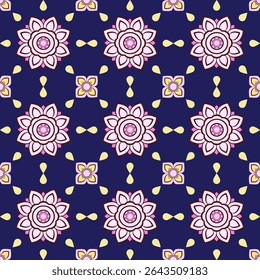seamless floral pattern Fabric pattern wallpaper